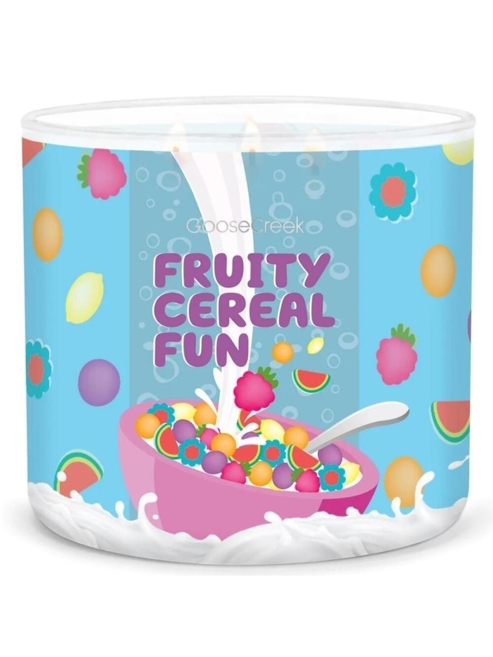 Goose Creek Fruity Cereal Fun 3 Wick Candle